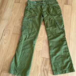 Northface cargo pants. Green.